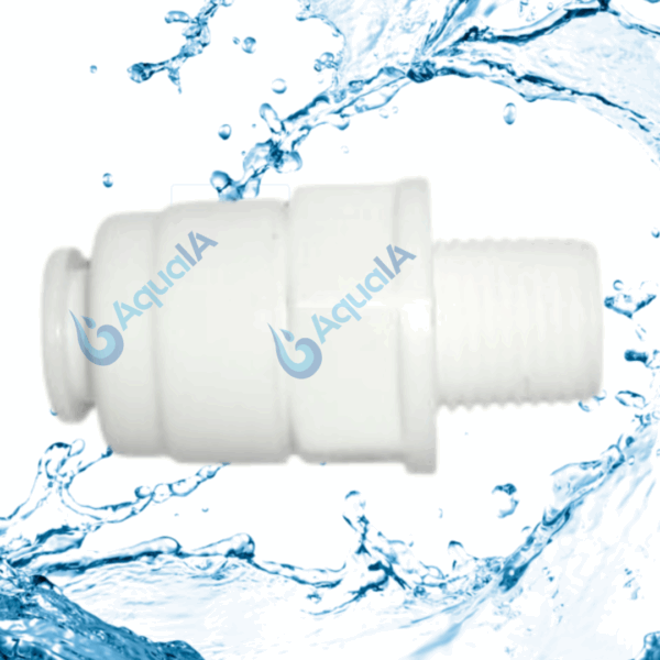 Conector Recto 1/4" TB - 1/8" MNPT