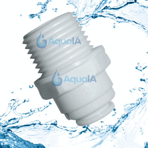 Conector Recto1/4" MNPT - 1/4" TB